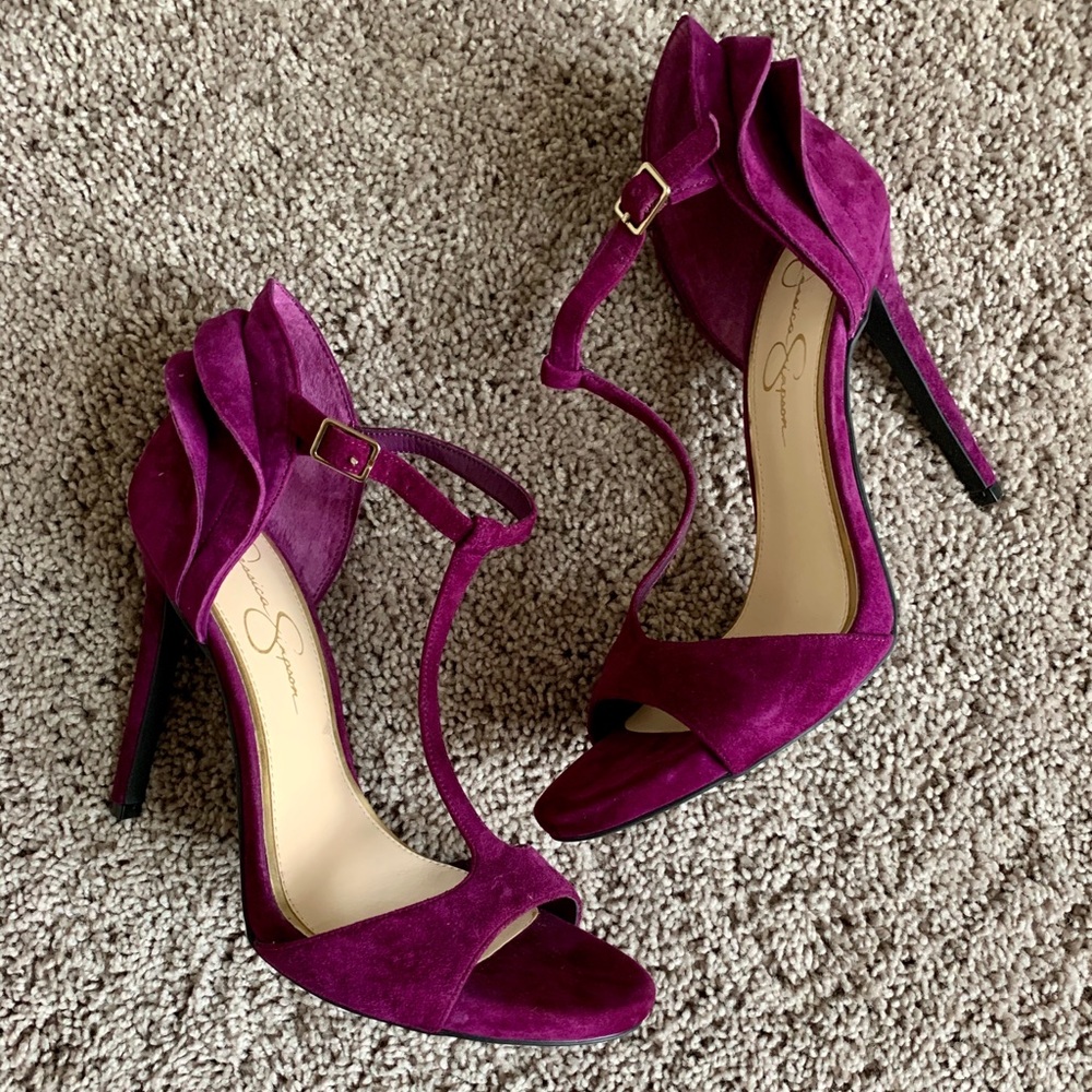 Jessica Simpson Rayanna Wisteria Purple PT Heel,10